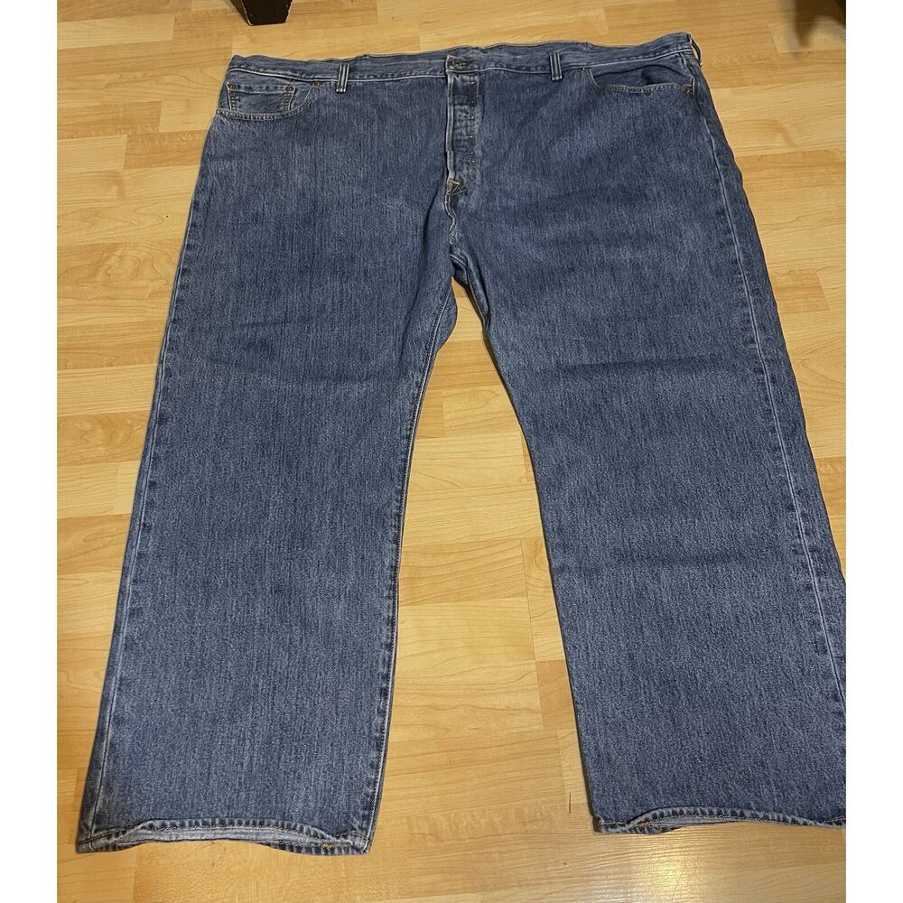 Mens Levi Jeans Button Fly Size 54X30